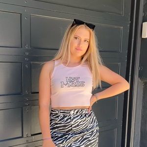 Hot Mess Pink tank top